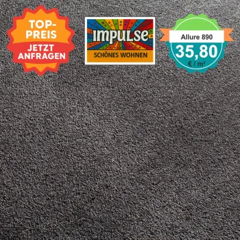 JAB Allure Teppichboden 890 Flieder – zarter Pastellton mit eleganter Wirkung und weicher Veloursstruktur